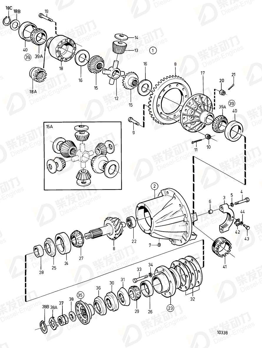 volvo penta Roller bearing, compl. 183704 Drawing volvo penta Roller bearing, compl. 183704 Drawing